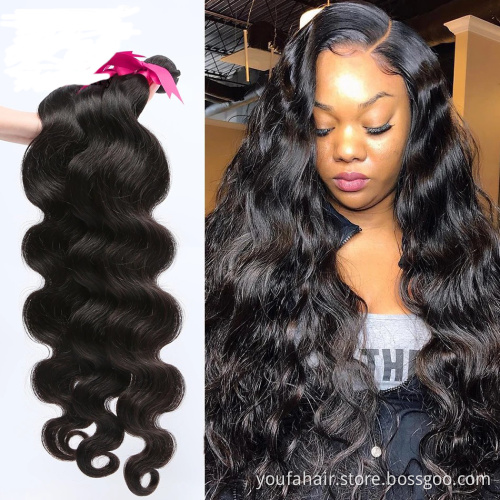 30 40 Inch Unprocessed Mink Virgin Human 12A Grade Raw Brazilian Hair Bundles Cuticle Aligned Hair Vendor Human Hair Extension